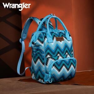 Wrangler Aztec Printed Callie Backpack - Jean